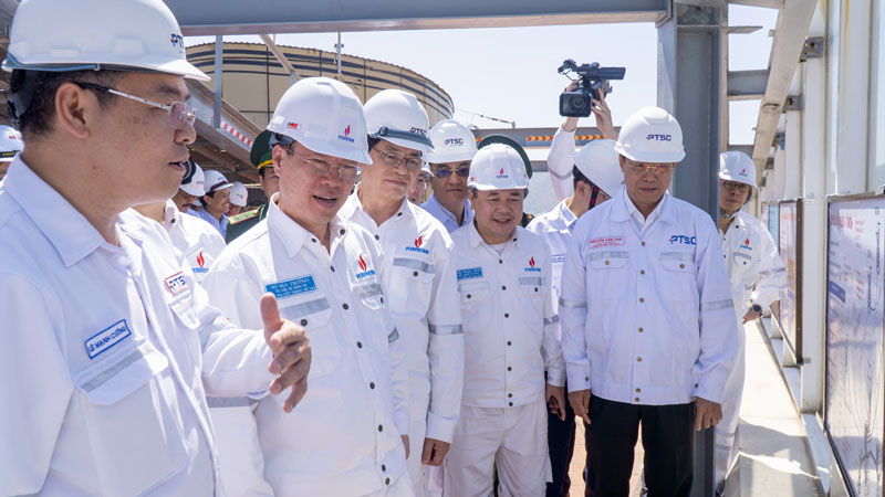 Đồng phục bảo hộ lao động màu trắng PTSC