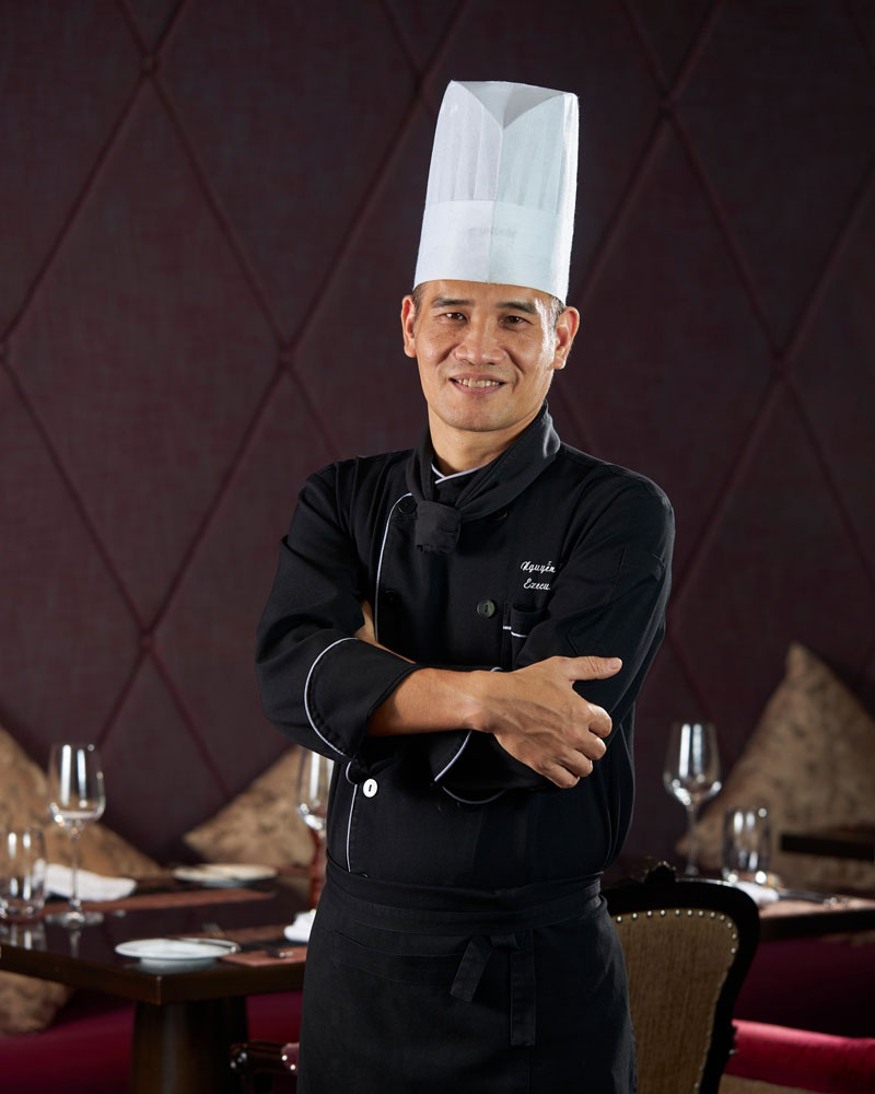 Áo bếp đồng phục Hotel de l'Opera Hanoi