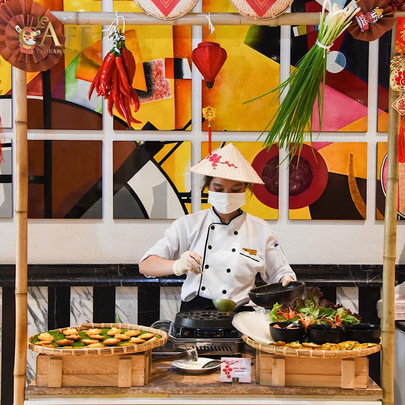 Áo bếp đồng phục Sherwood Suites