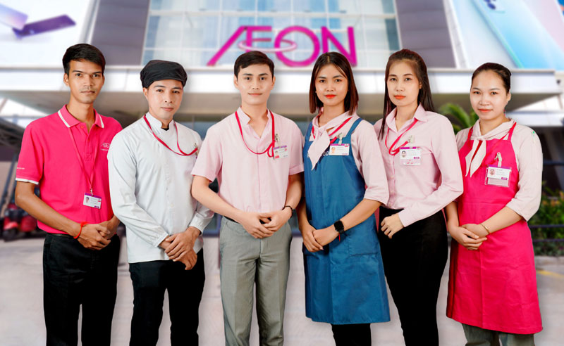 Đồng phục áo sơ mi Aeon Mall