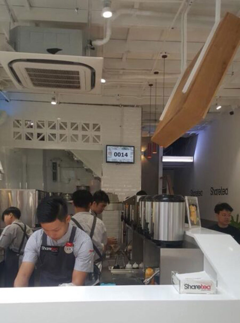 Tạp dề đồng phục Sharetea