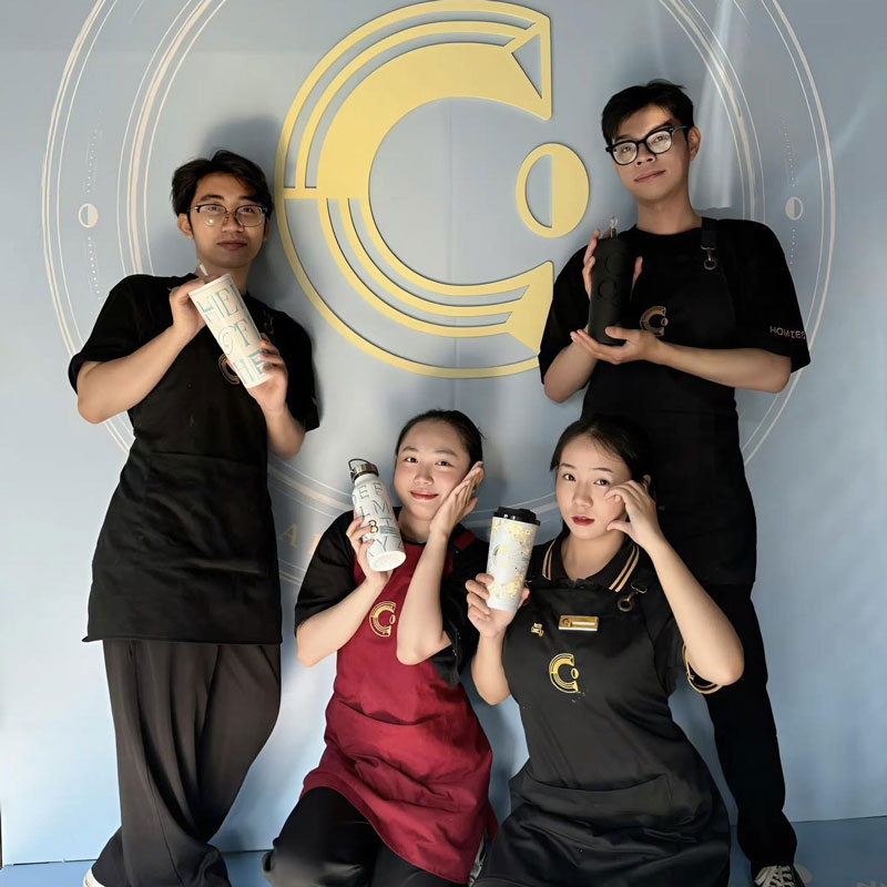 Đồng phục áo polo màu đen Cheese Coffee