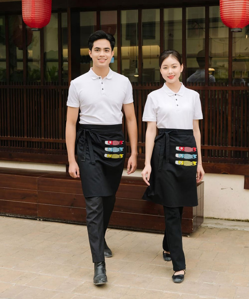 Xưởng đồng phục nhà hàng bền đẹp tại Yên Bái