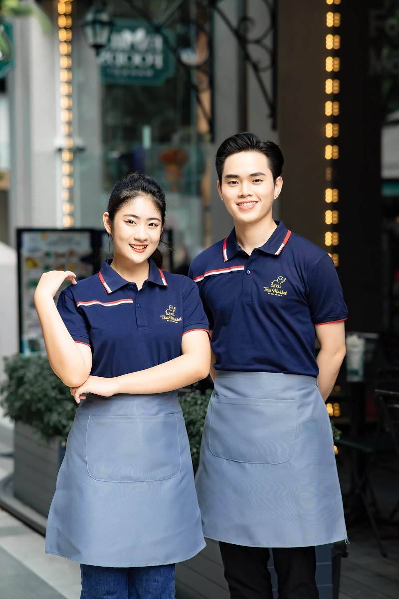 May đồng phục nhà hàng giá cả phải chăng tại Bốn Mùa Uniform