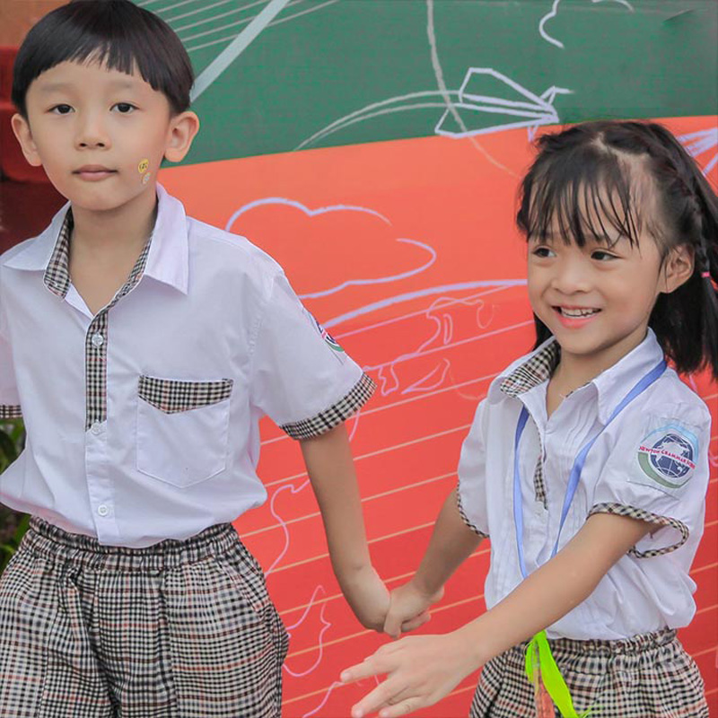 Áo sơ mi đồng phục tiểu học Newton