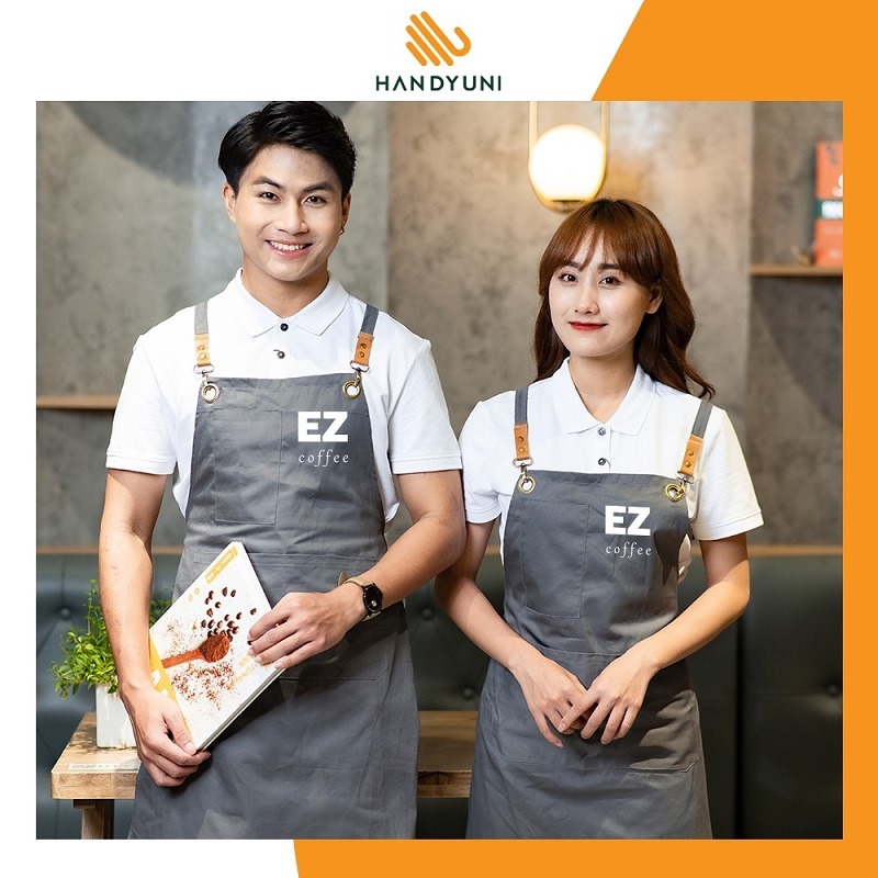 Áo polo cà phê đồng phục