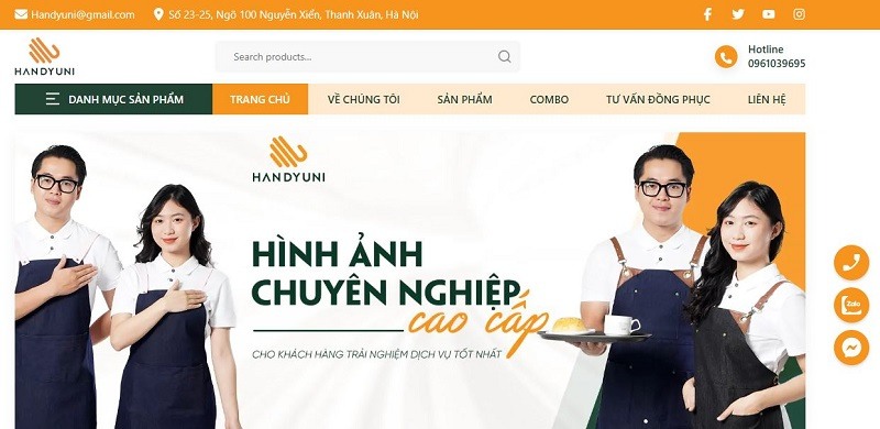 Top 5+ xưởng may đồng phục nhà hàng tại Hưng Yên uy tín nên chọn