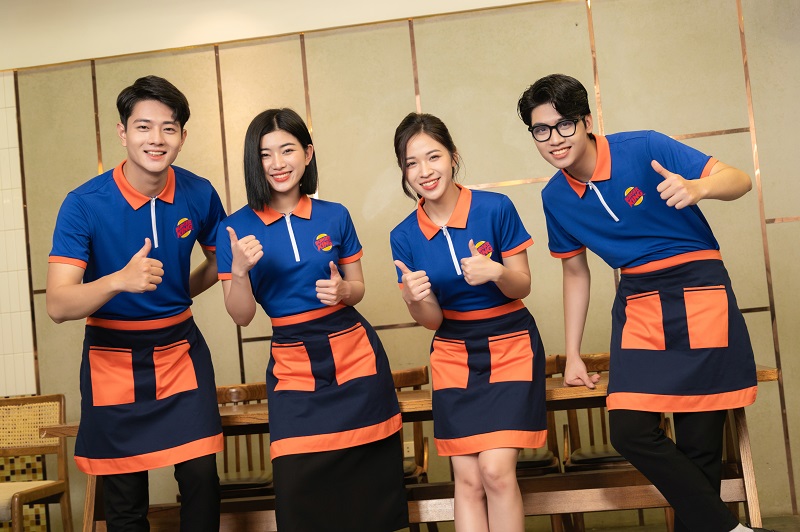 Đơn vị may đồng phục nhân viên nhà hàng tại tỉnh Phú Yên