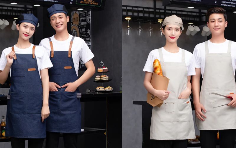 Đồng phục giúp tạo nên sự chuyên nghiệp cho quán chè 