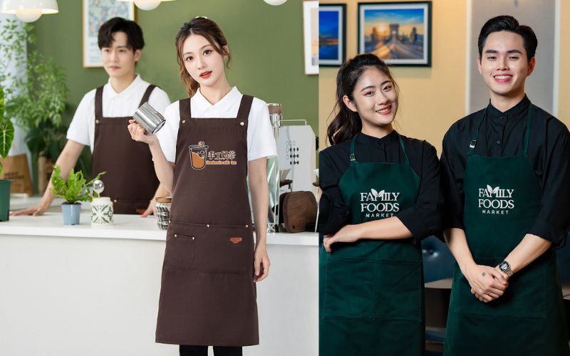 In/thêu logo ở vị trí phù hợp