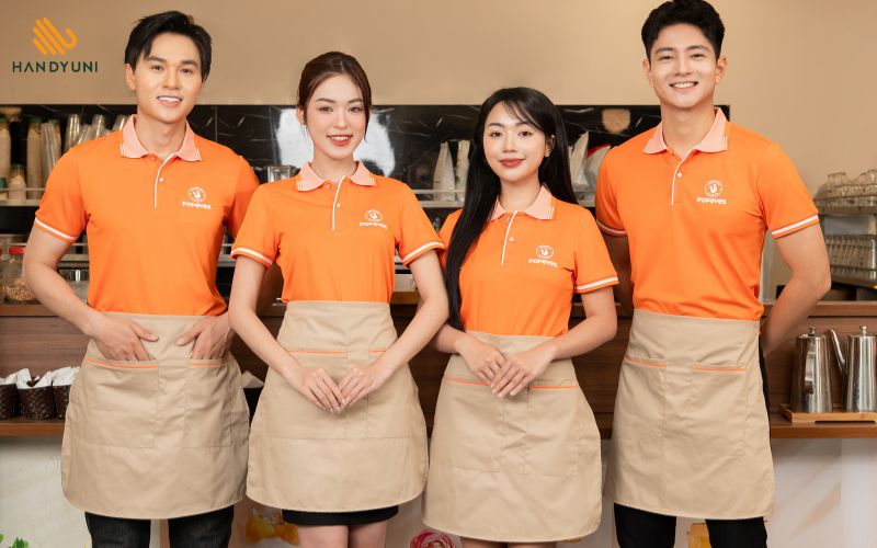 May Đồng Phục Nhân Viên Phục Vụ Quán Ăn Tại Đà Nẵng | Báo Giá 2026