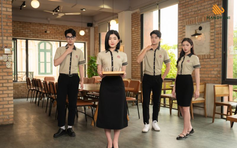 Quy trình đặt hàng đồng phục nhân viên quán ăn Đà Nẵng đơn giản tại Handy Uni