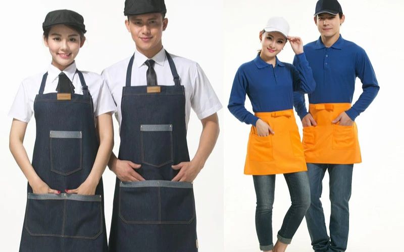 Tạp dề dài chống bắn bẩn