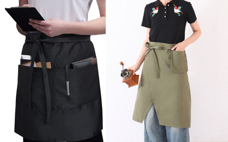 Tạp dề nửa người (ngắn, đeo hông)