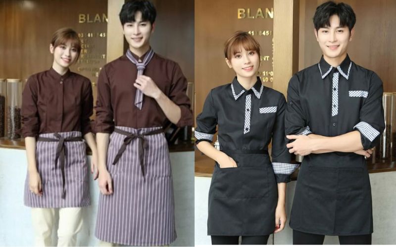 Đồng phục quán kem kiểu vintage