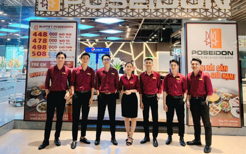 Đồng phục quản lý nhà hàng buffet