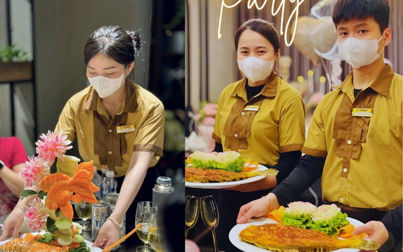 May Đồng Phục Nhà Hàng Hải Sản Đẹp, Cao Cấp