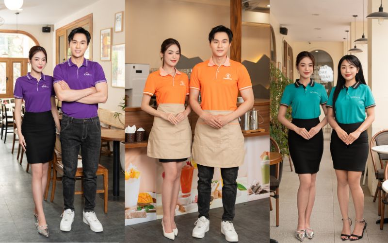 Bảng màu được ưa chuộng trong đồng phục nhà hàng Huế