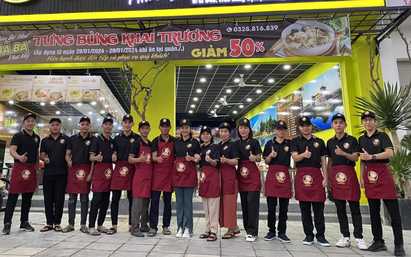 Handy Uni - Xưởng may đồng phục quán bún bò Huế giá rẻ, uy tín