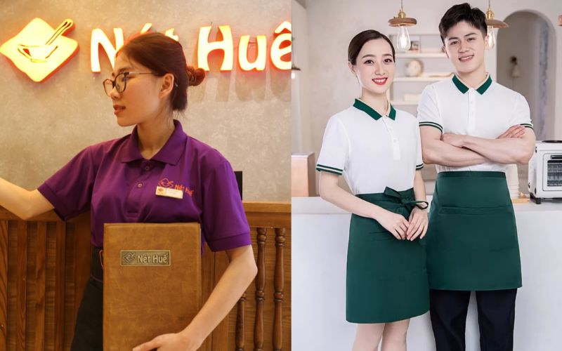 Mẫu áo thun cho nhà hàng món Huế