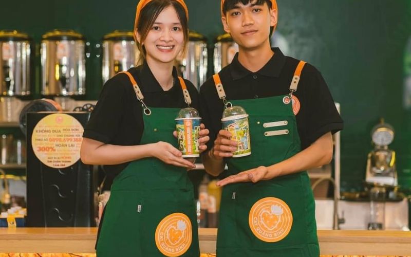 Tư vấn may tạp dề theo concept tiệm trái cây