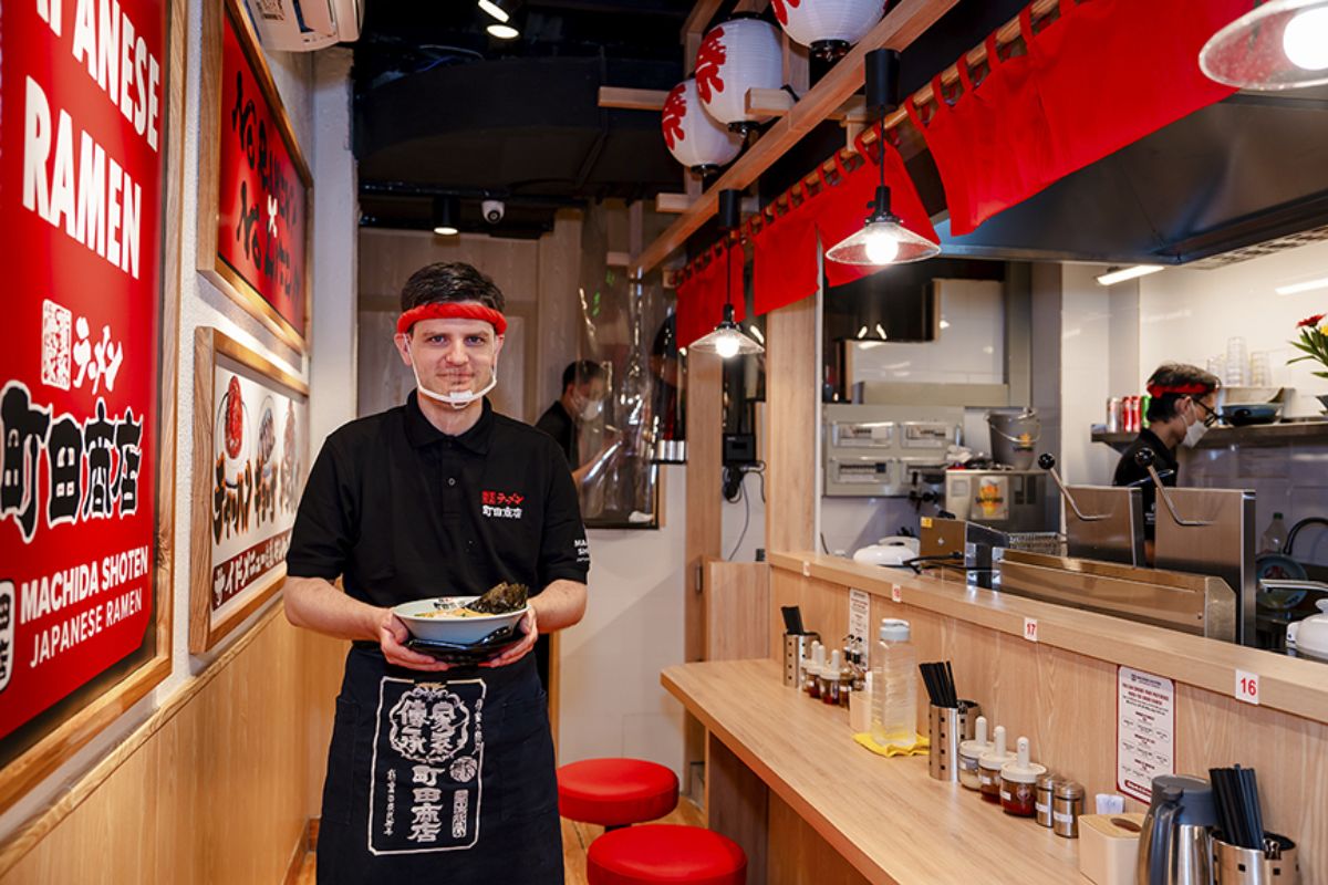 May Đồng Phục Nhà Hàng Ramen Đẹp | Báo Giá 2026 | Giao Nhanh