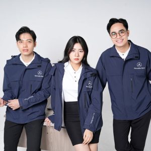 Đồng phục áo khoác gió thương hiệu Mercedes Benz