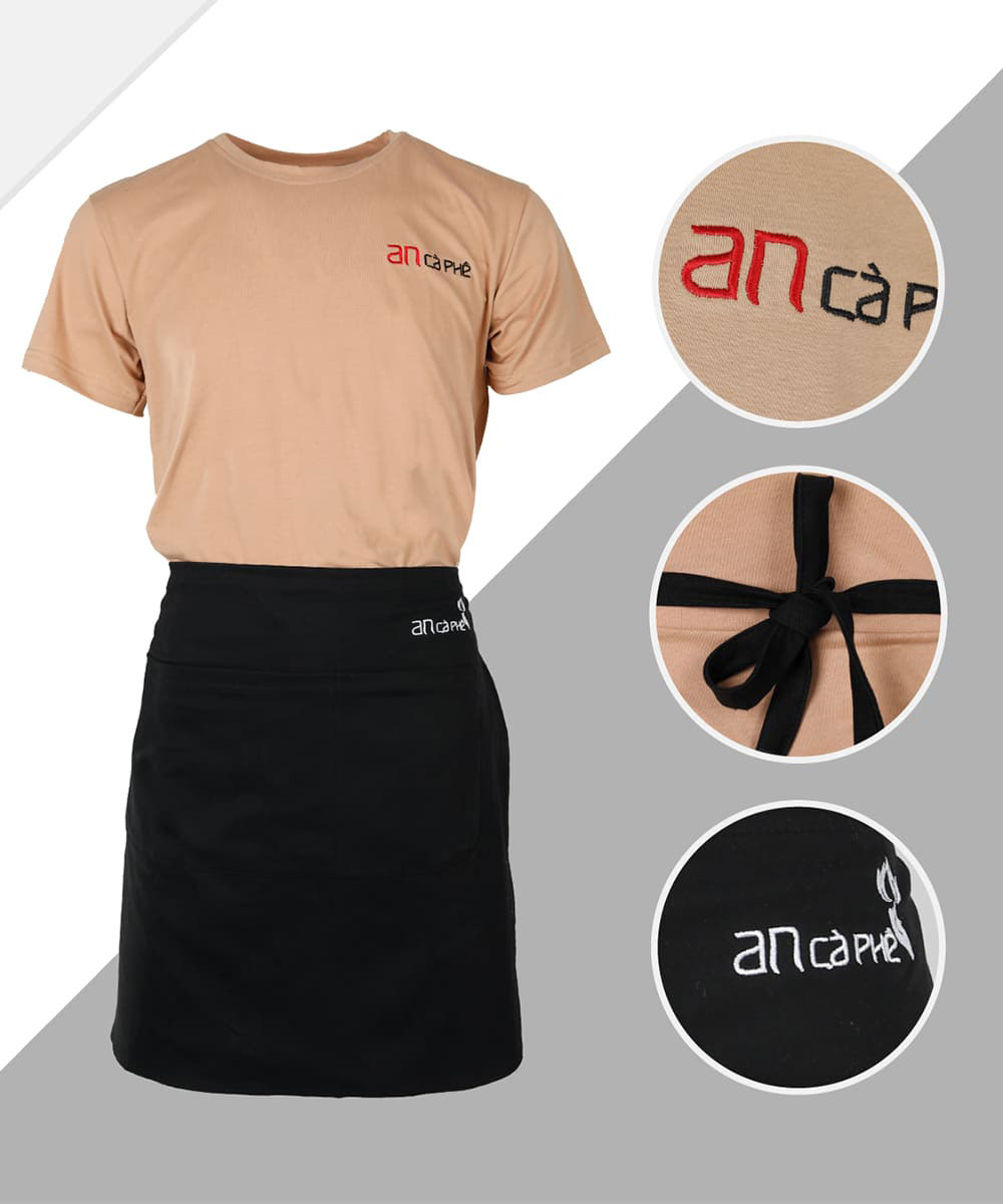 Mẫu đồng phục quán cà phê đẹp thương hiệu An Cafe