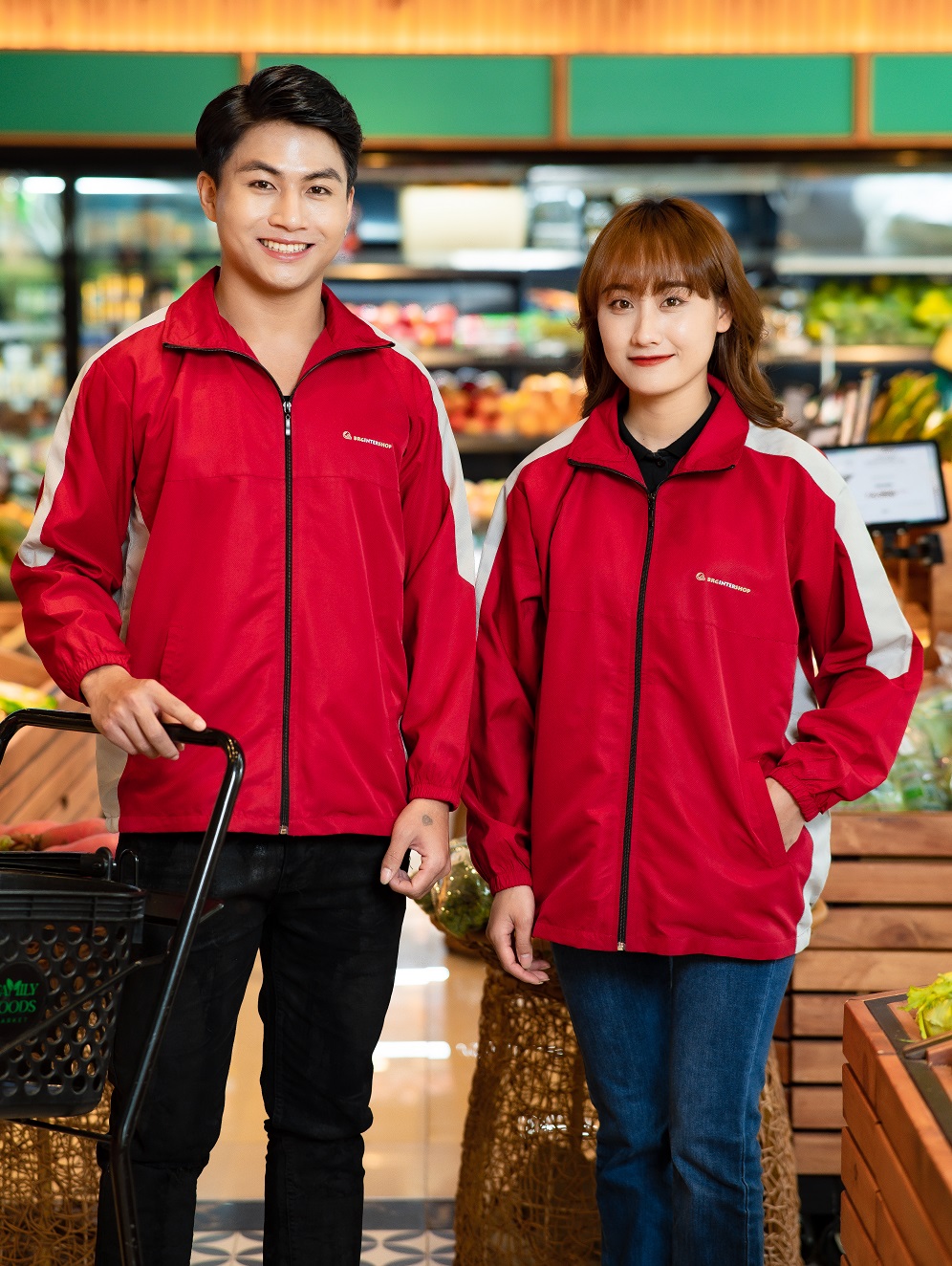 Đồng phục áo gió mẫu 08