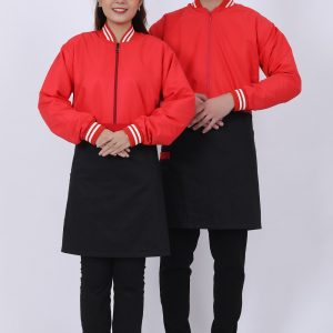 Áo khoác gió đồng phục bomber màu đỏ