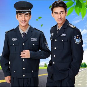 Đồng phục bảo vệ khách sạn đen kèm cầu vai