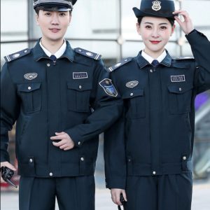 Đồng phục bảo vệ khách sạn màu xanh tím than 