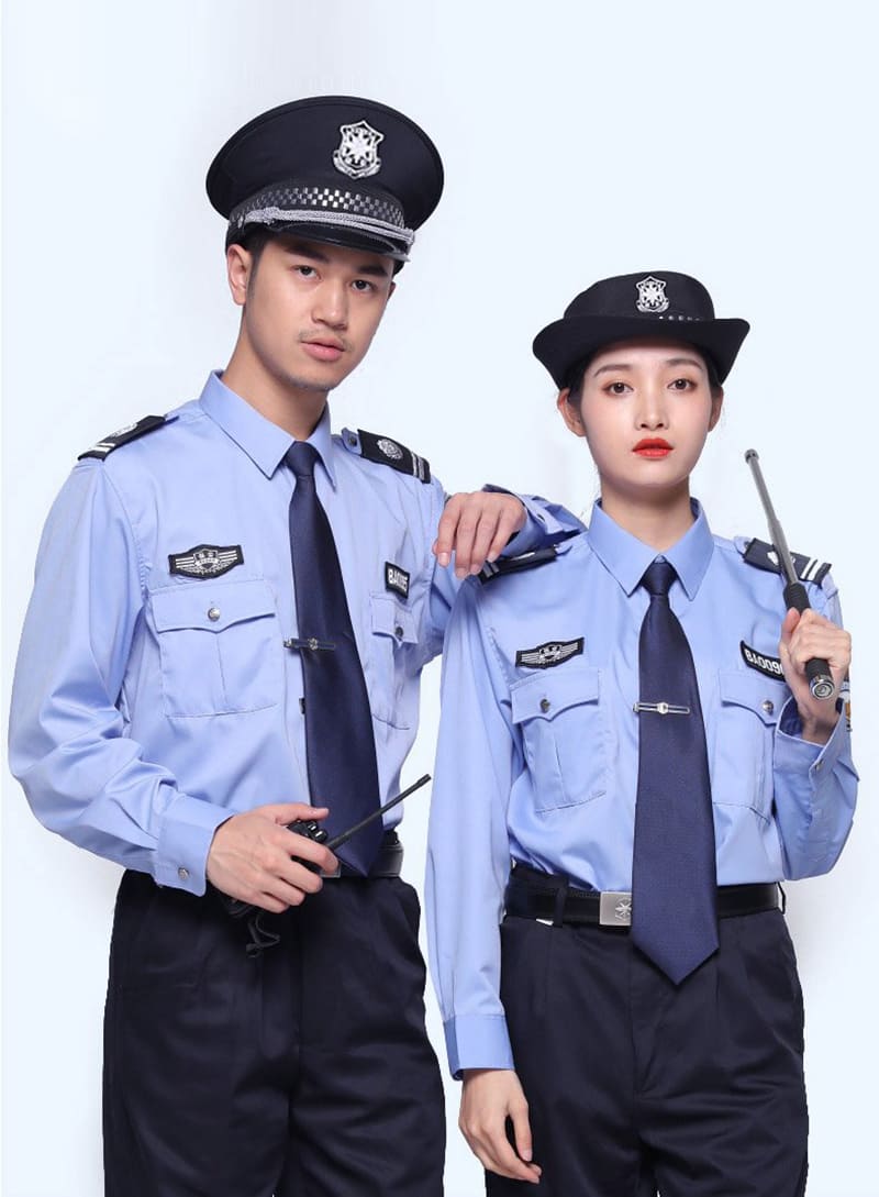 Đồng phục bảo vệ khách sạn màu xanh dương