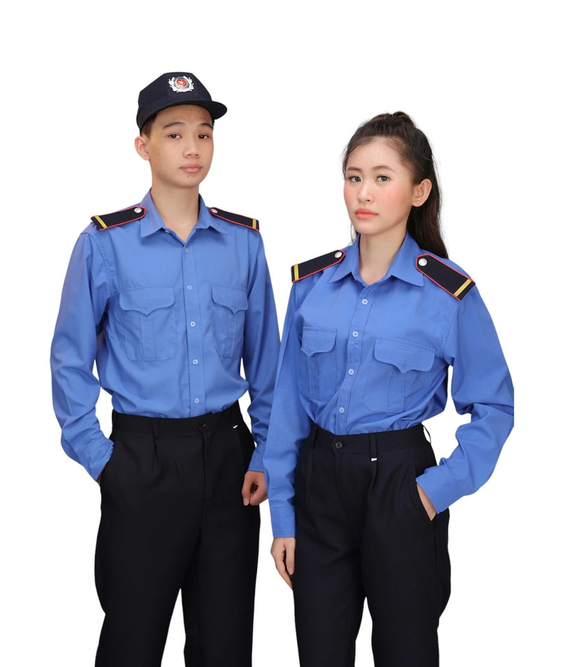 Đồng phục bảo vệ khách sạn màu xanh đậm