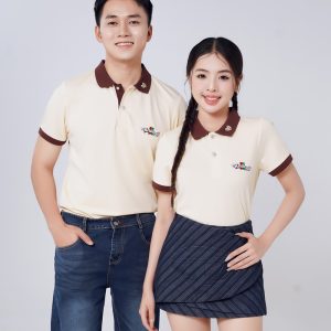 Áo Đồng Phục Công Ty Vinacafe Thêu Logo Bền, Đẹp | Kiểu Dáng Polo Cao Cấp