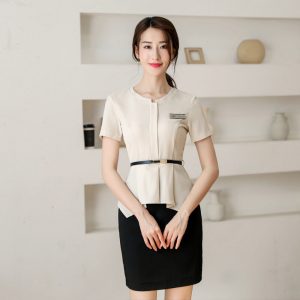 Đồng phục lễ tân spa mẫu 01