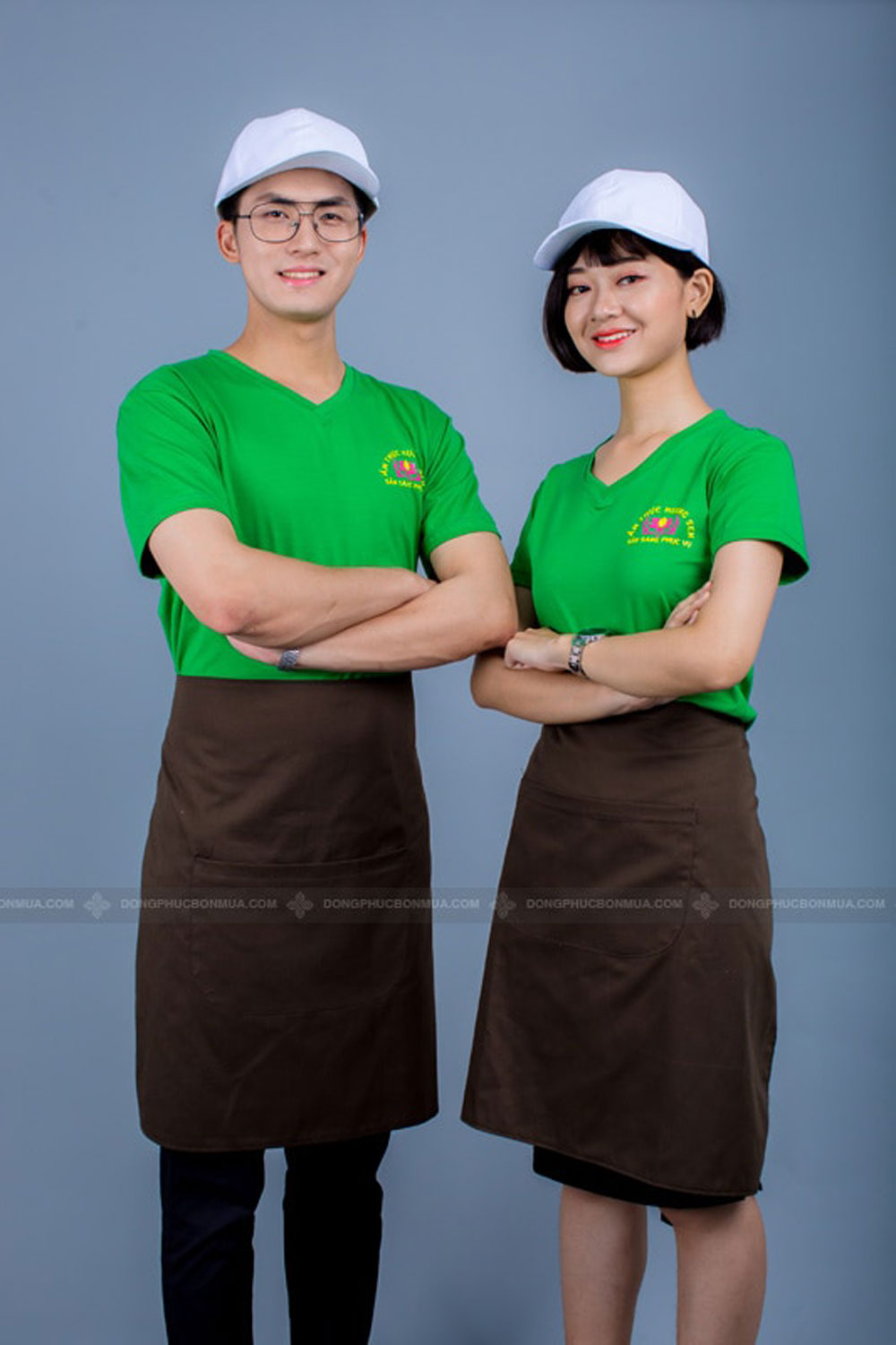 Đồng phục áo phông nhà hàng ẩm thực Hương Sen