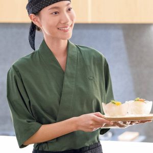 Áo và mũ đồng phục nhà hàng Nhật Bản