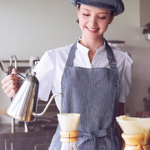 Tạp dề kẻ đồng phục nhà hàng Nhật Bản