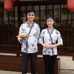 Đồng phục nhà hàng Nhật Bản mẫu 09