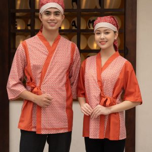 Đồng phục nhà hàng Nhật Bản mẫu 12