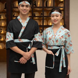 Đồng phục nhà hàng Nhật Bản mẫu 14
