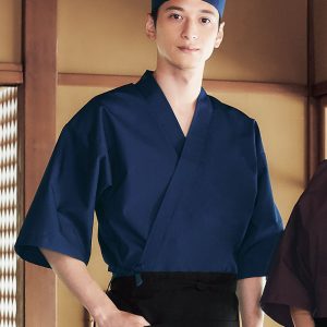 Áo đồng phục nhà hàng Nhật Bản màu xanh dương