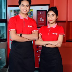 Đồng phục nhân viên nhà hàng thương hiệu KFC