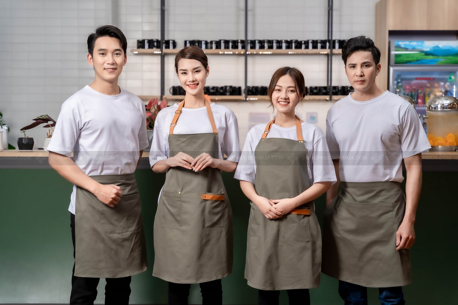 Đồng phục quán cà phê Handy Uni mẫu 9