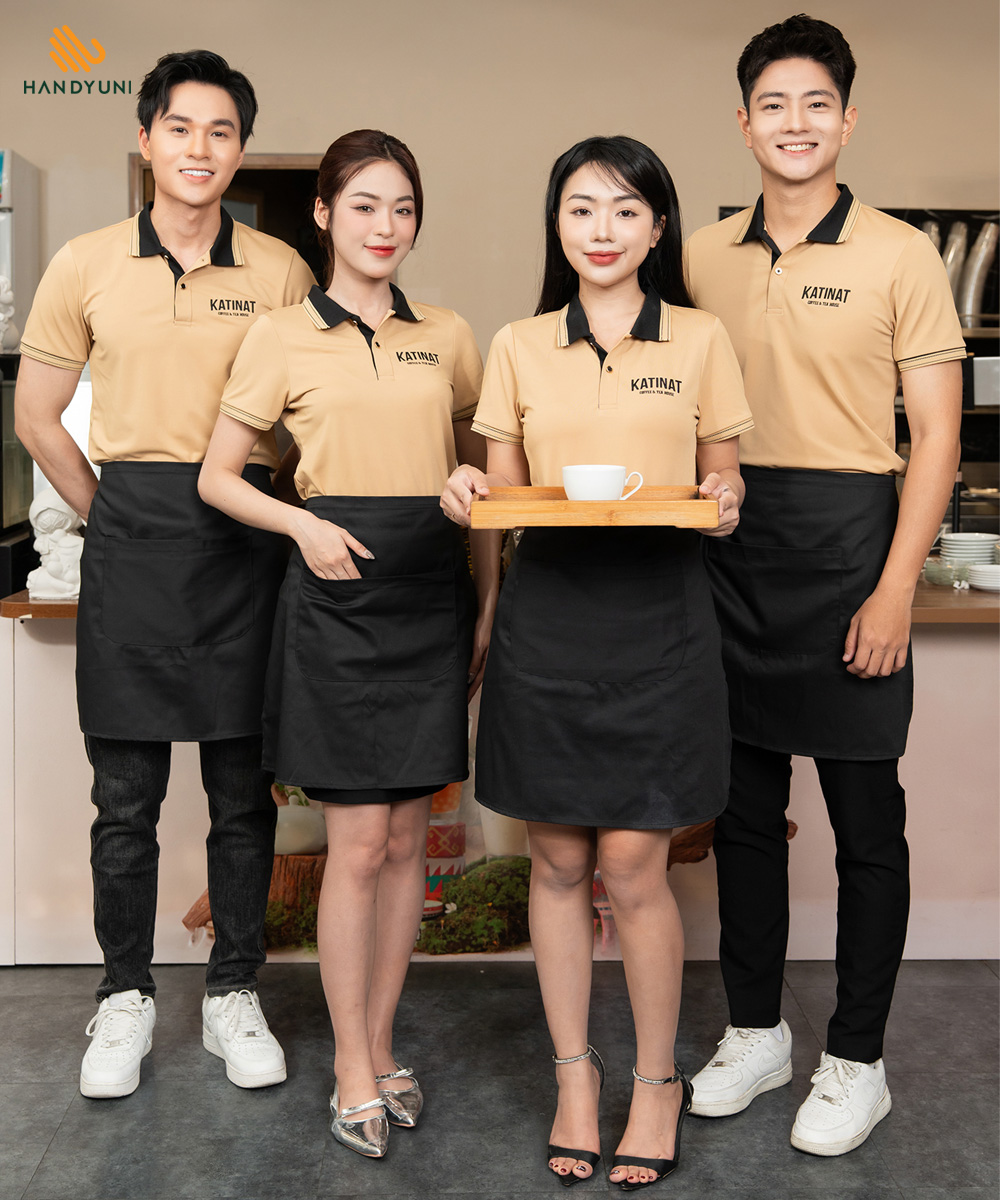 Áo Đồng Phục Quán Cafe Katinat Đẹp, Rẻ, Vải Thoáng Mát