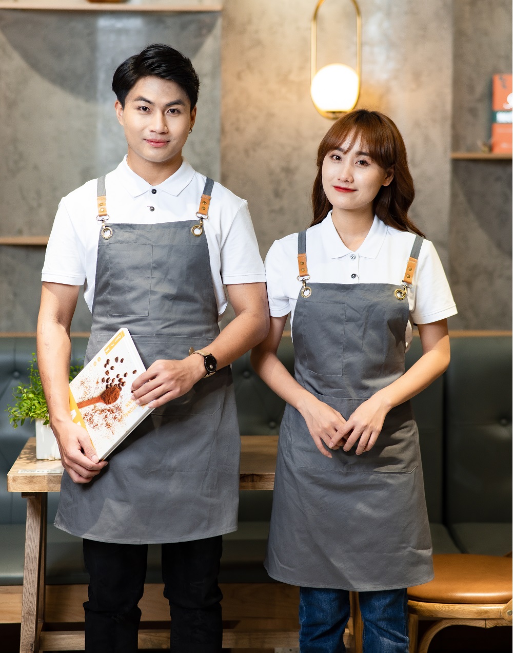 Đồng phục quán trà sữa Handy Uni mẫu 5