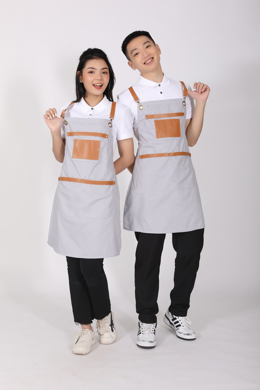 Tạp dề đồng phục salon tóc mẫu 06